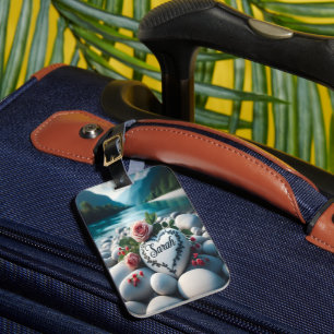 Etiqueta Para Maletas El corazón de Sarah junto al río