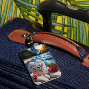 Etiqueta Para Maletas El corazón de Susan en el río