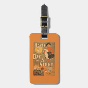 Etiqueta Para Maletas El día de la A de Hoyt y una noche en New York