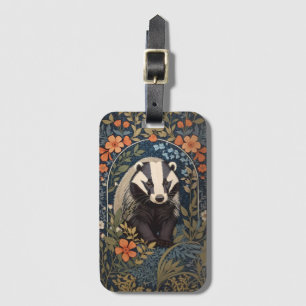 Etiqueta Para Maletas El elegante William Morris inspiró a Badger