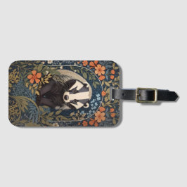 Etiqueta Para Maletas El elegante William Morris inspiró a Badger