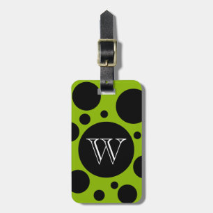 ETIQUETA PARA MALETAS EL EQUIPAJE ELEGANTE /BAG TAG_BLACK BURBUJEA EN EL