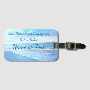 Etiqueta Para Maletas El equipaje temático varado personalizado marca su