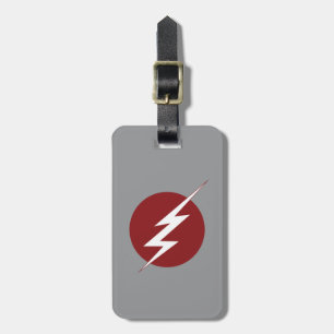 Etiqueta Para Maletas El Flash Logo de Lightning Bolt