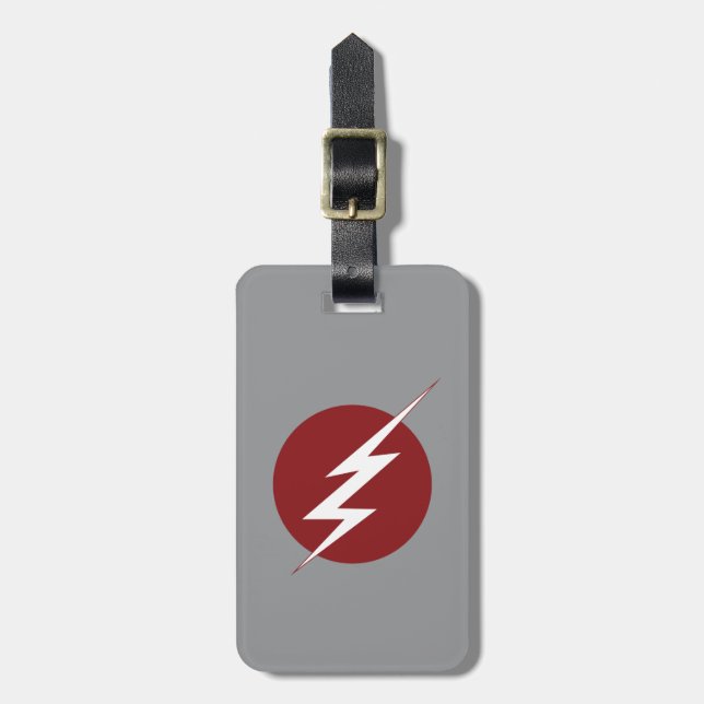 Etiqueta Para Maletas El Flash | Logo de Lightning Bolt (Frente Vertical)