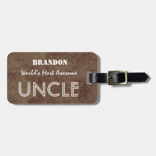 Etiqueta Para Maletas El fondo más impresionante del TÍO Brown del mundo