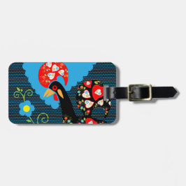 Etiqueta Para Maletas El gallo de Portugal