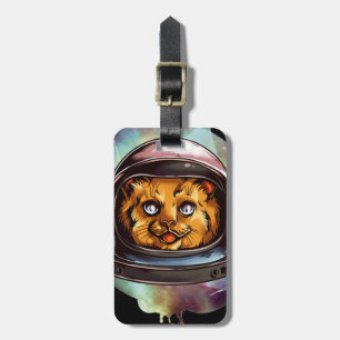 Etiqueta Para Maletas El gatito del espacio irá audazmente ..... Sí, es
