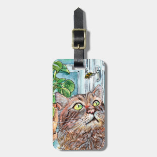 Etiqueta Para Maletas El gato y la abeja