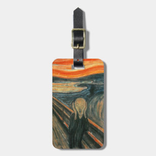 Etiqueta Para Maletas El grito de Edvard Munch