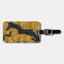 Etiqueta Para Maletas El islandés dorado