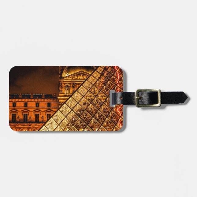 Etiqueta Para Maletas El Louvre (Frente Horizontal)