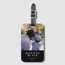 Etiqueta Para Maletas El Mejor Papá Moderno De Par Personalizado Photo G