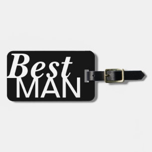 Etiqueta Para Maletas El mejores negro y blanco del hombre