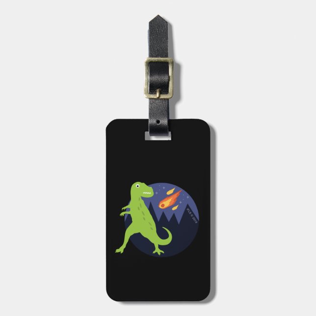 Etiqueta Para Maletas El meteorito que se pegó (Frente Vertical)