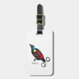 Etiqueta Para Maletas El personalizado de aves del paraíso de Wilson