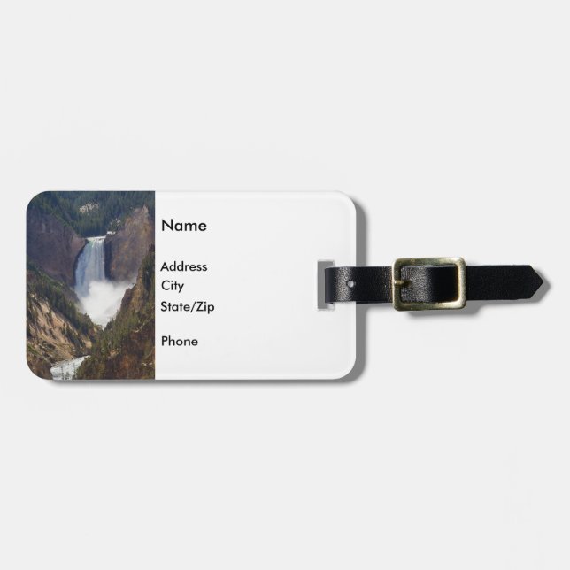 Etiqueta Para Maletas El Poder De Yellowstone (Frente Horizontal)