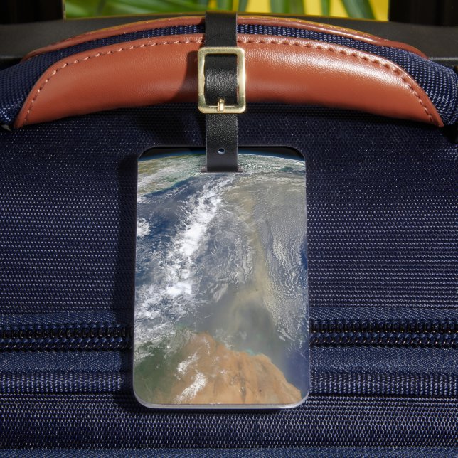 Etiqueta Para Maletas El polvo se dirige hacia Sudamérica (Anverso In situ 2)