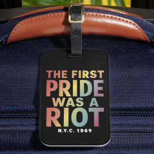 Etiqueta Para Maletas El primer Orgullo fue un arcoiris de aliado gay LG
