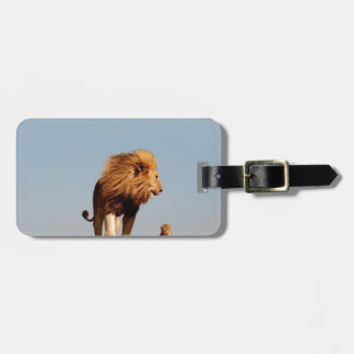 Etiqueta Para Maletas El rey del león (león y Cub adultos)
