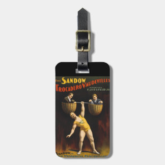 Etiqueta Para Maletas El Sandow Eugen Sandow levantador de pesas de vode