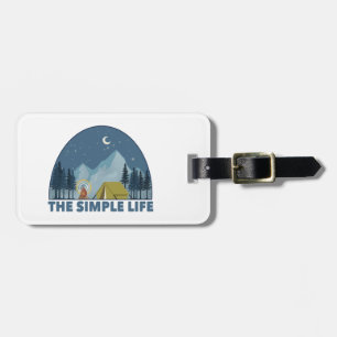 Etiqueta Para Maletas El simple acampar de vida