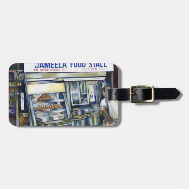 Etiqueta Para Maletas El Singapur de Jameela (Frente Horizontal)