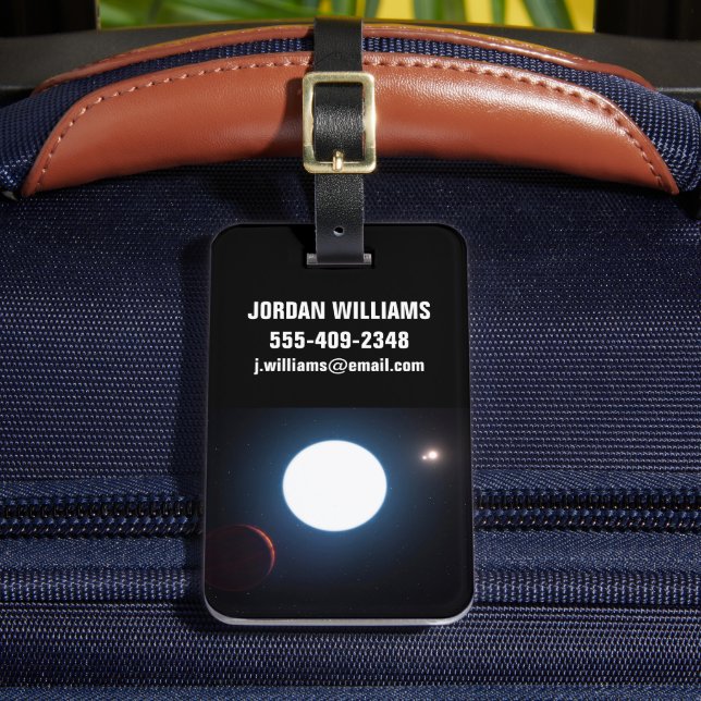 Etiqueta Para Maletas El Sistema Triple Estrella Hd 131399 (Anverso In situ 2)