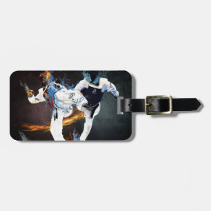 Etiqueta Para Maletas el Taekwondo