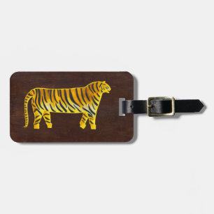 Etiqueta Para Maletas El tigre 2009