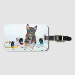 Etiqueta Para Maletas El títere de mierda se metió en los bolsillos de p