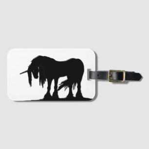 Etiqueta Para Maletas El Unicornio Negro