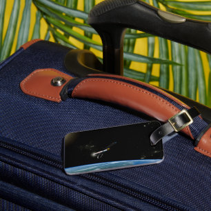 Etiqueta Para Maletas El Vehículo De Lanzamiento Atlas V541 En Órbita.