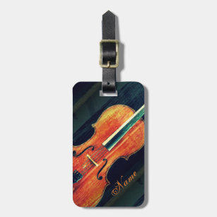 Etiqueta Para Maletas El violoncelo/los regalos personalizados para el