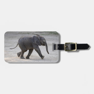 Etiqueta Para Maletas Elefante Kibali, bebé dulce