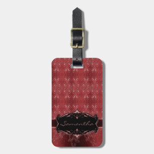 Etiqueta Para Maletas Elegancia oscura 8