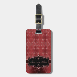 Etiqueta Para Maletas Elegancia oscura 8