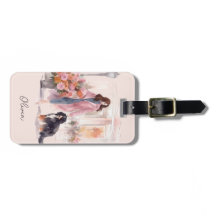 Elegante acuarela Bernese Mountain Perg Lover