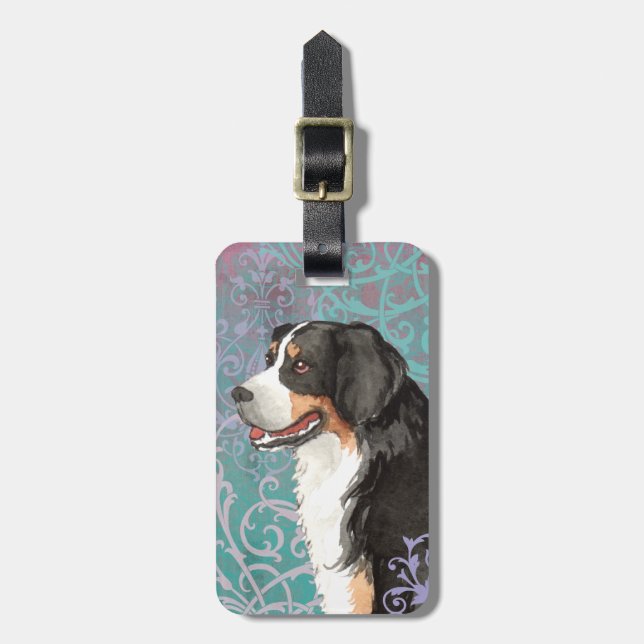 Etiqueta Para Maletas Elegante Berner (Frente Vertical)