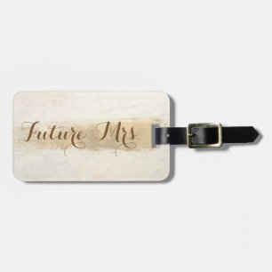 Etiqueta Para Maletas Elegante con Estilo, futura Sra.