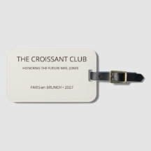 Elegante Destino de Club de Croissant de Almendra