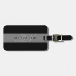 Etiqueta Para Maletas Elegante Guión Editable Nombre comercial/otro text