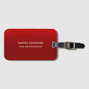 Etiqueta Para Maletas Elegante moda de estilo sencillo