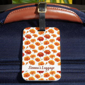 Etiqueta Para Maletas Elegante patrón de Marigold