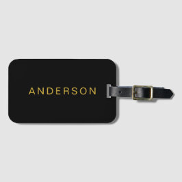 Etiqueta Para Maletas Elegante Personalizado Nombre de Viaje Personaliza