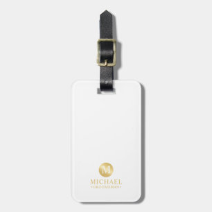 Etiqueta Para Maletas Elegante Regalo Personalizado para Padrinos de Bod