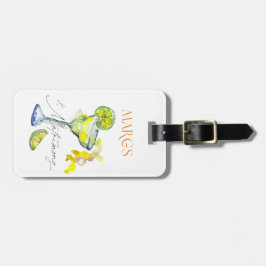 Etiqueta Para Maletas Elegantes Margs & Matrimony Bachelorette Weekend