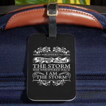 Ella susurró: Yo soy la tormenta