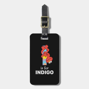 Etiqueta Para Maletas Elmo Alphabet   I Helado