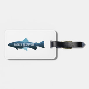 Etiqueta Para Maletas Embalse Hoover Ohio Pesca